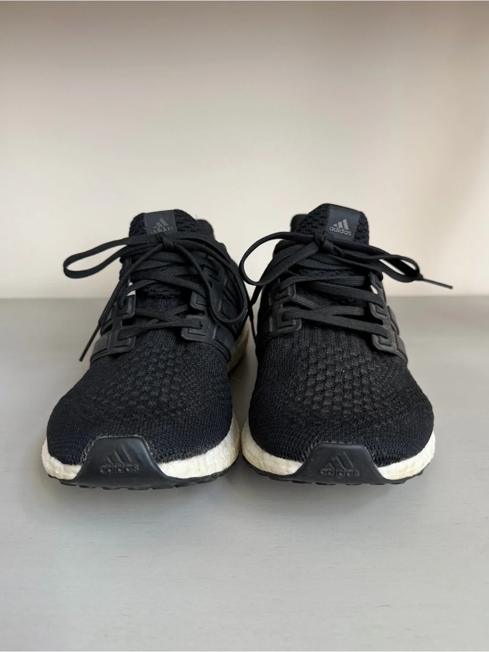 Adidas Women’s UltraBoost Running Shoes - Black / White Midsole